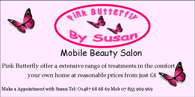 Pink Butterfly Mobile Beauty Salon